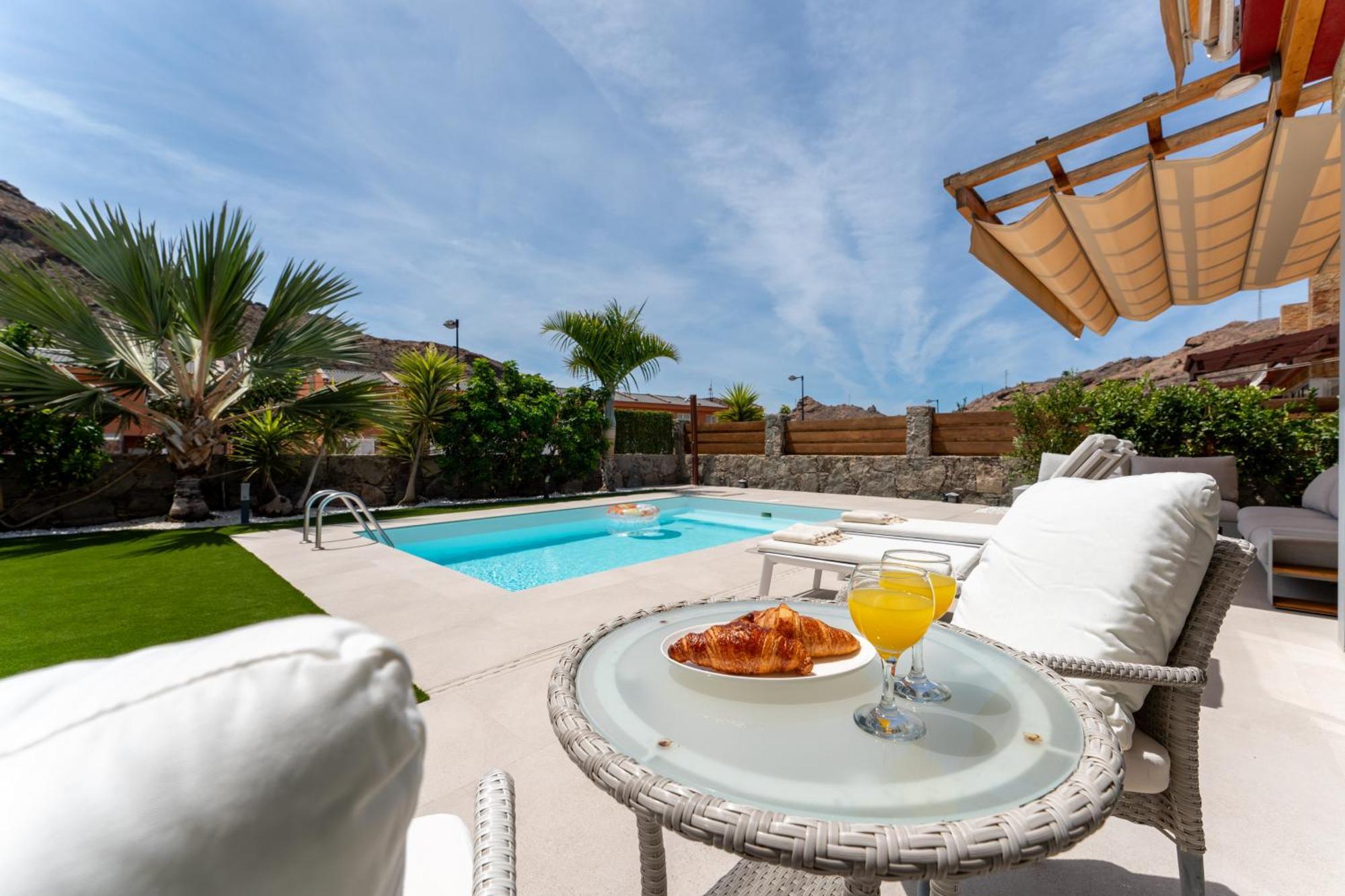 Villa Diana With Private Swimming Pool In Tauro Mogan Ngoại thất bức ảnh